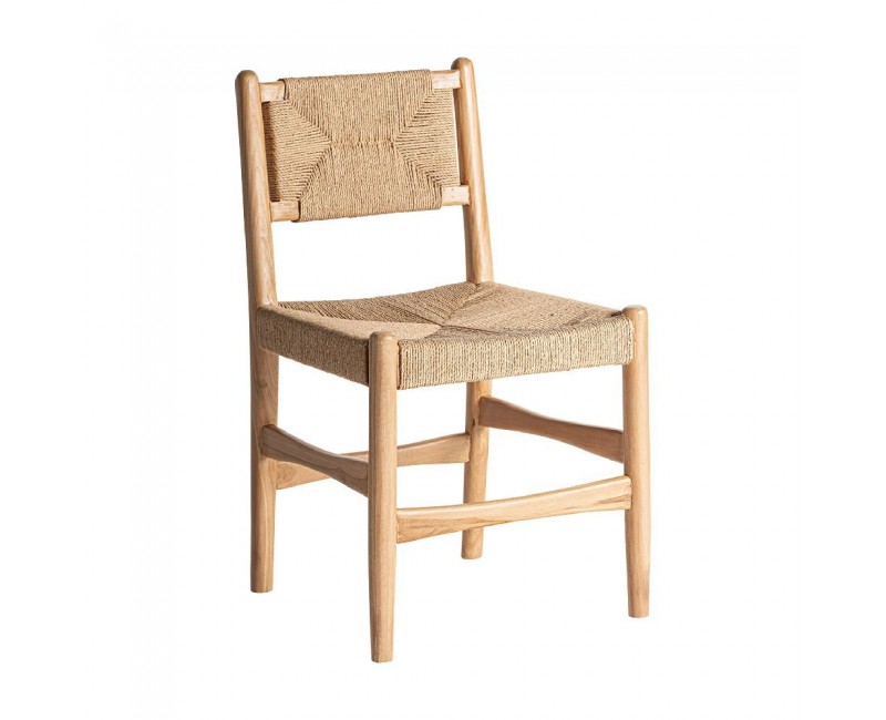 Silla Agia Madera De Teka 51x46x81 Estilo Contemporáneo - 1