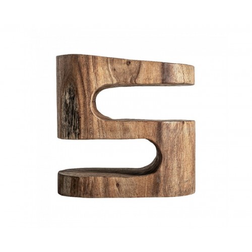 Mesa Auxiliar Kilkis Madera Suar 45x35x52 Estilo Étnico - 1