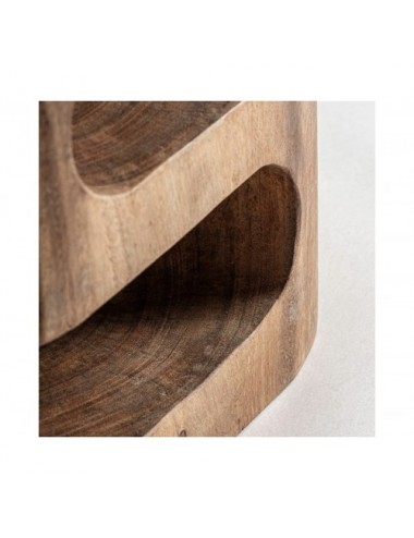 Mesa Auxiliar Kilkis Madera Suar 45x35x52 Estilo Étnico - 4