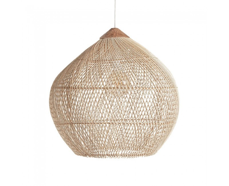 Lámpara De Colgar Ratán 58x58x43 Estilo Boho - 1