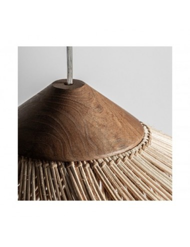 Lámpara De Colgar Ratán 58x58x43 Estilo Boho - 3