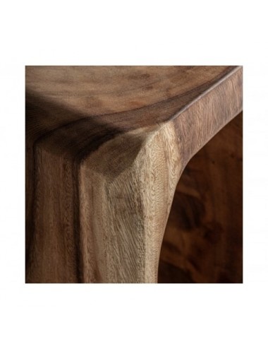Mesa Auxiliar Rimini Madera Suar 29x29x45 Estilo Étnico - 3