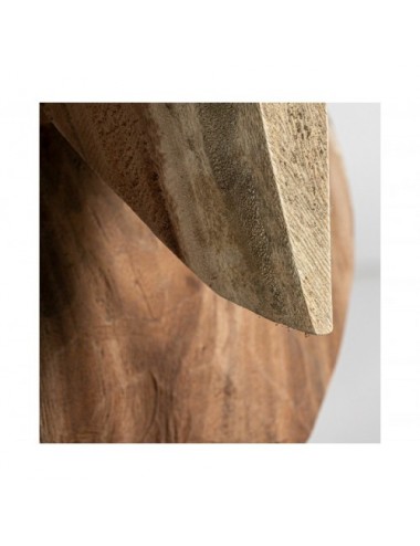Escultura Harper Madera De Teka 48x48x182 Estilo Étnico - 3