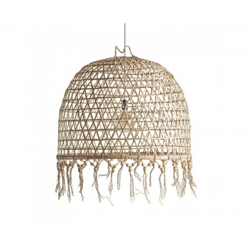 Lámpara De Colgar Bambú 90x90x70 Estilo Boho - 1