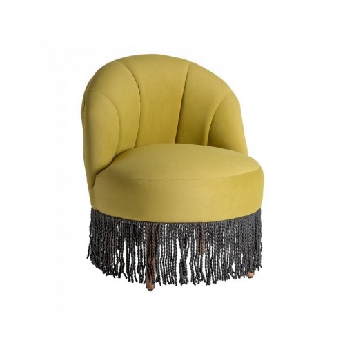 Descalzador Glace Terciopelo 65x68x80 Estilo Vintage - 1