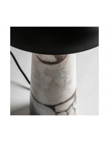 Lámpara De Sobremesa Mármol 29x29x40 Estilo Art Deco - 3