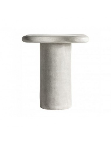 Mesa Auxiliar Vytina Cemento 54x44x61 Estilo Contemporáneo - 1