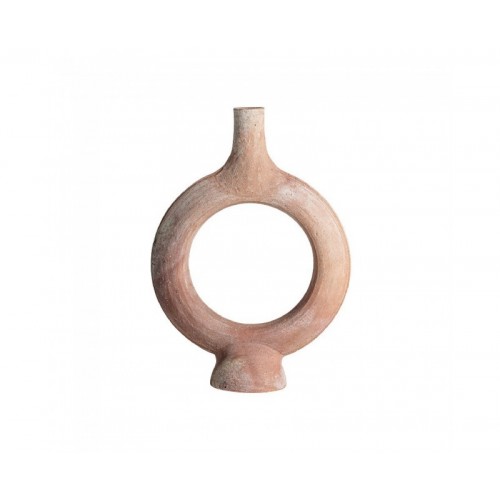 Jarrón Aike Arcilla 28x10x38 Estilo Contemporáneo - 1