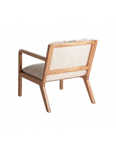 Sillón Greensburg Madera De Mango 64x72,5x76 Estilo Boho - 4