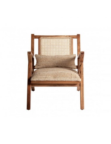 Sillón Hickory Madera De Mango 61x82x73 Estilo Boho - 1