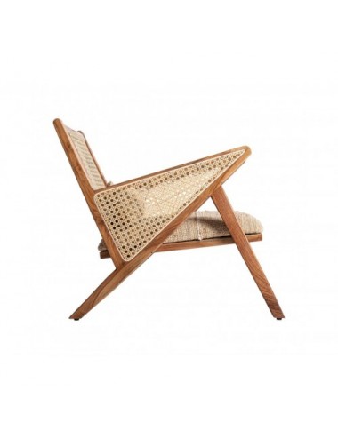 Sillón Hickory Madera De Mango 61x82x73 Estilo Boho - 3