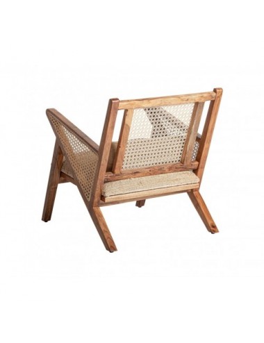 Sillón Hickory Madera De Mango 61x82x73 Estilo Boho - 4