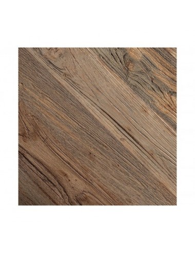 Mesa De Centro Corba Madera De Teka Reciclada 160x80x30 Estilo Colonial - 4