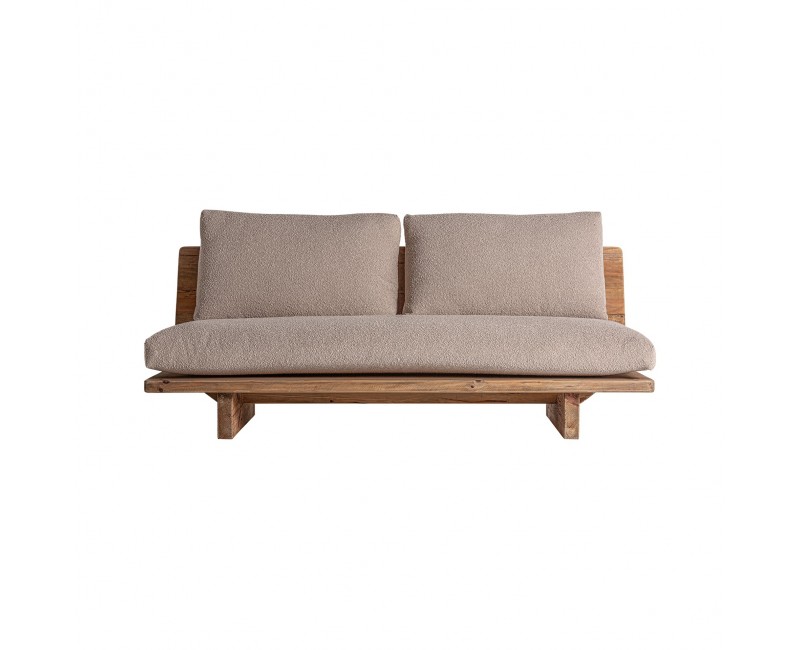 Sofá Givry Madera De Pino Reciclado 195x88x75 Estilo Contemporáneo - 1