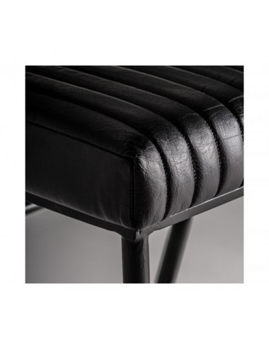 Silla Jarpen Piel 54x59x76 Estilo Vintage - 5