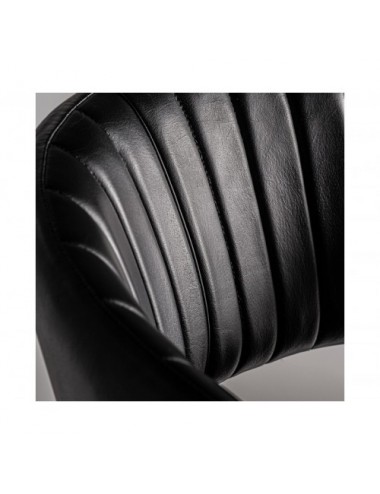 Silla Jarpen Piel 54x59x76 Estilo Vintage - 7