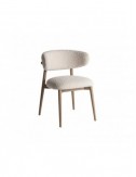 Silla Glorenza Madera De Fresno 58x57x79 Estilo Contemporáneo - 1