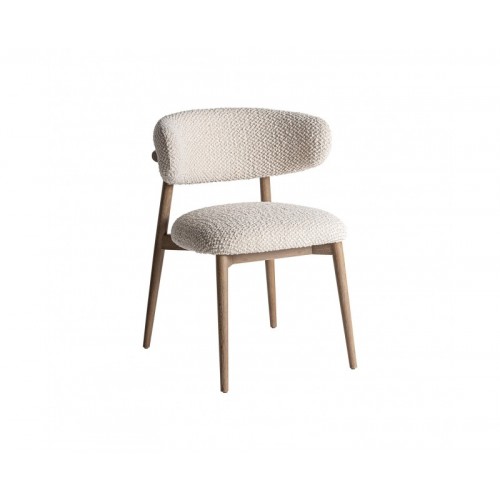 Silla Glorenza Madera De Fresno 58x57x79 Estilo Contemporáneo - 1