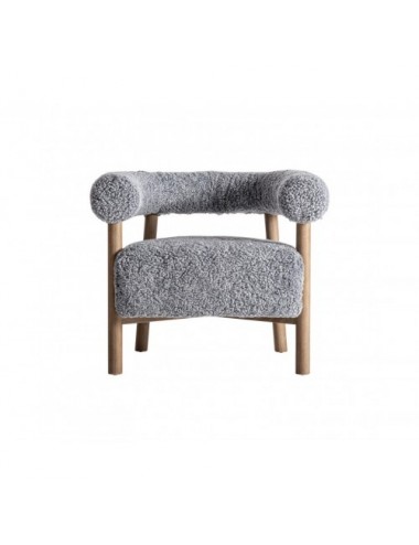 Sillón Allitz Madera De Fresno 78x67x70 Estilo Contemporáneo - 1