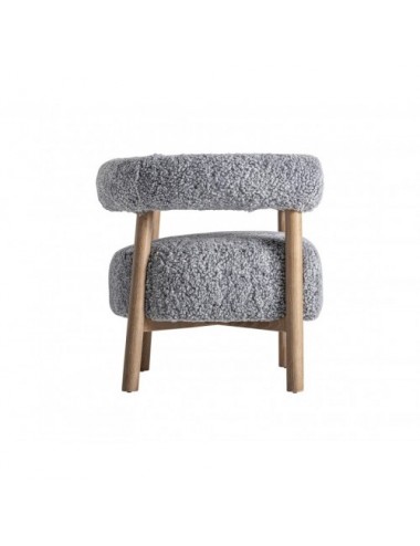 Sillón Allitz Madera De Fresno 78x67x70 Estilo Contemporáneo - 3