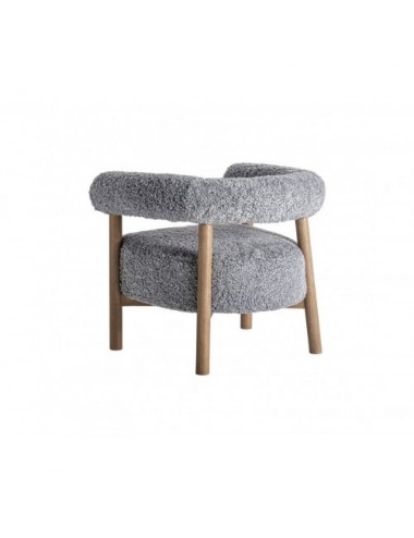 Sillón Allitz Madera De Fresno 78x67x70 Estilo Contemporáneo - 4