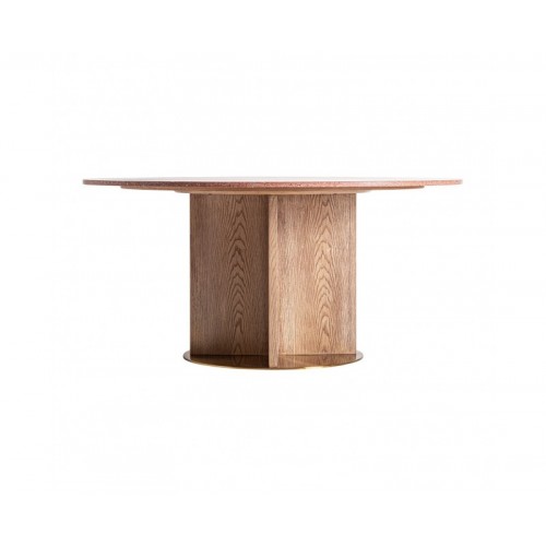 Mesa Comedor Alferce Terrazo 150x150x77 Estilo Art Deco - 1