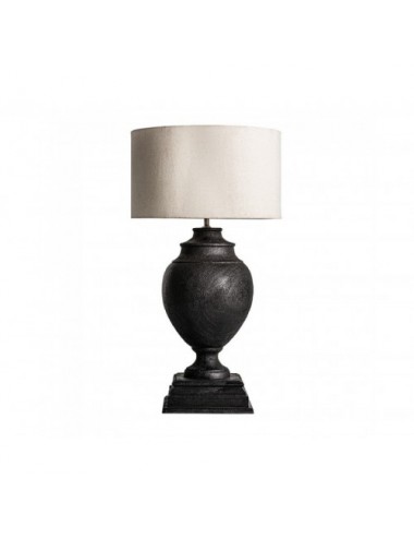 Lámpara De Sobremesa Madera De Mango 46x46x82 Estilo Colonial - 1