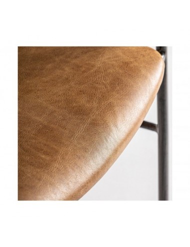 Sillón Waky Piel 62x70x81 Estilo Vintage - 6