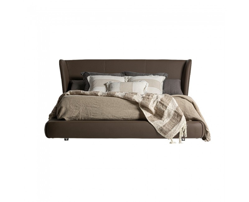 Cama Wayne Piel 196x218x102 Estilo Contemporáneo - 1