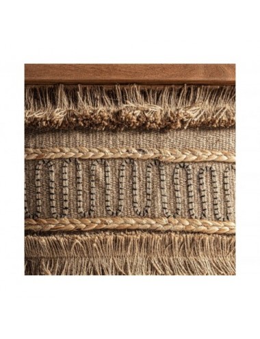 Reposapiés Clarke Madera De Mango 56x47x50 Estilo Boho - 3