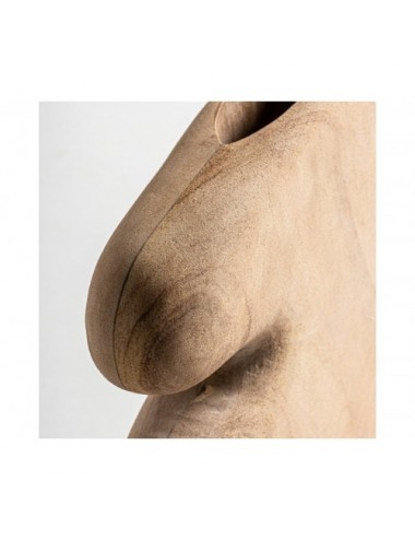 Jarrón Joelhe Mármol 25x7,5x25 Estilo Contemporáneo - 1