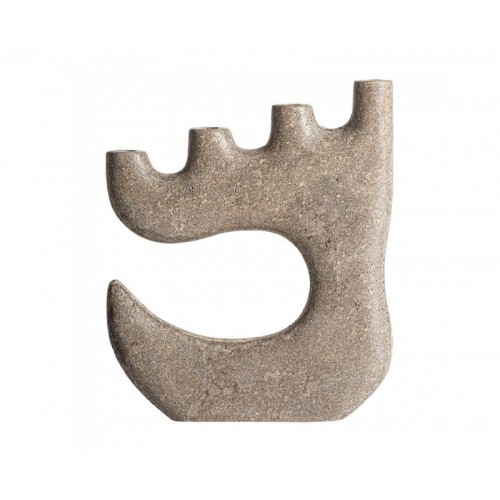 Portavela Gael Mármol 32x5x39 Estilo Contemporáneo - 1