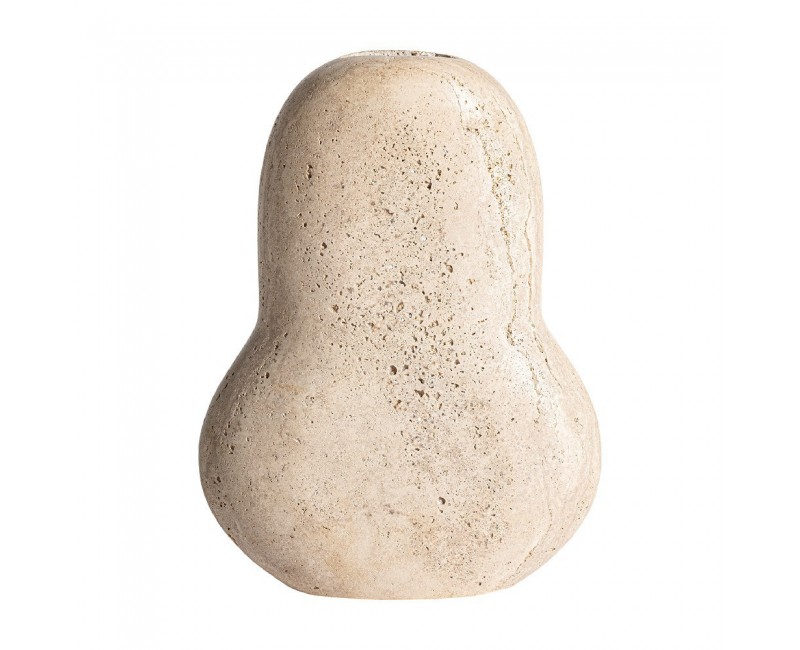 Jarrón Jasha Mármol 26,25x7,5x30 Estilo Contemporáneo - 1