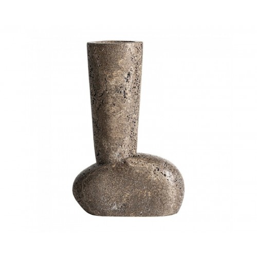 Jarrón Ander Travertino 16x7,5x25 Estilo Contemporáneo - 1