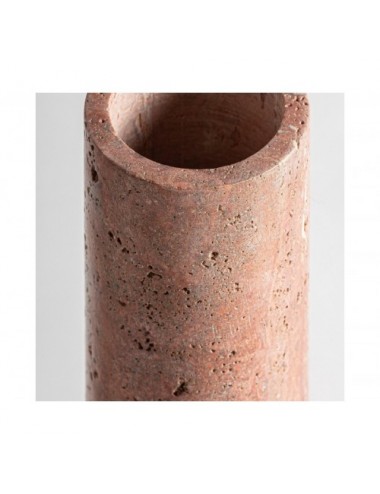 Jarrón Kleise Mármol 10x10x36 Estilo Contemporáneo - 1