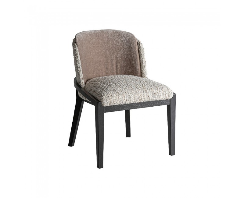 Silla Malters Madera De Caucho 60x62x84 Estilo Art Deco - 1