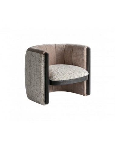 Sillón Erbach Madera De Pino 76x75x70 Estilo Art Deco - 1