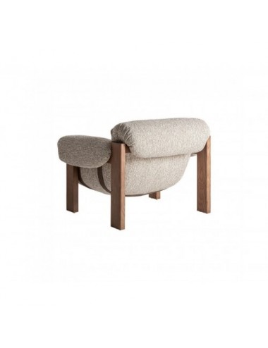 Uznach Armchair Madera De Caucho 110x100x80 Estilo Contemporáneo - 4