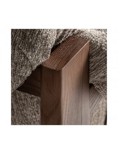 Uznach Armchair Madera De Caucho 110x100x80 Estilo Contemporáneo - 8