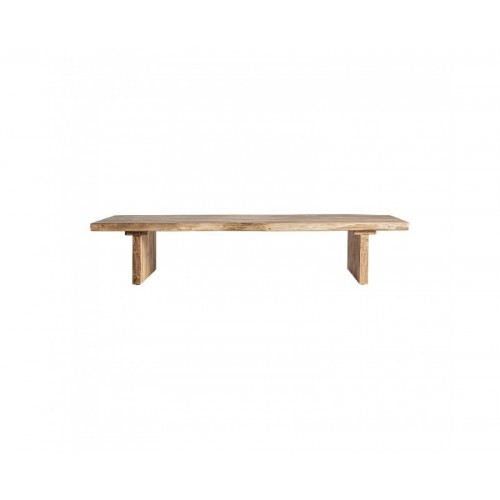 Mesa De Centro Lewes Madera De Acacia 180x80x37 Estilo Contemporáneo - 1