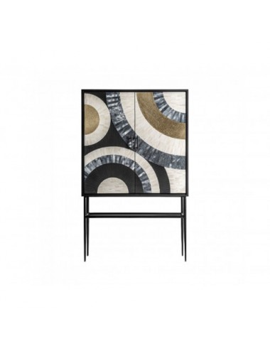 Armario Daru Madera Dm 100x40x161 Estilo Contemporáneo - 1