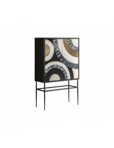 Armario Daru Madera Dm 100x40x161 Estilo Contemporáneo - 1