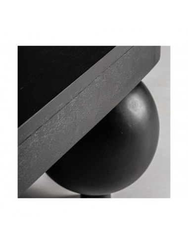 Mesa De Centro Zeniva Madera De Mango 150x60x40 Estilo Contemporáneo - 4