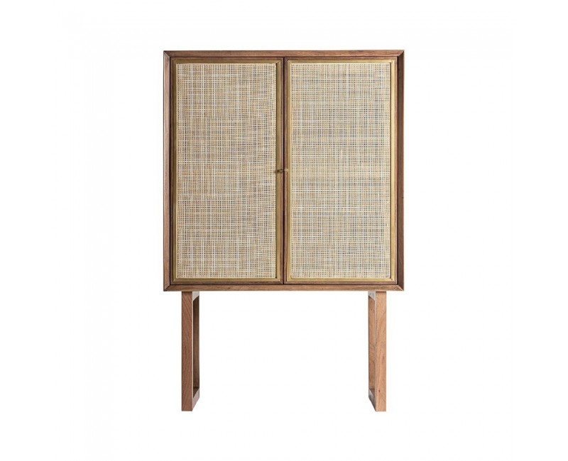 Armario Gondorf Madera De Mango 100x45x150 Estilo Nórdico - 1