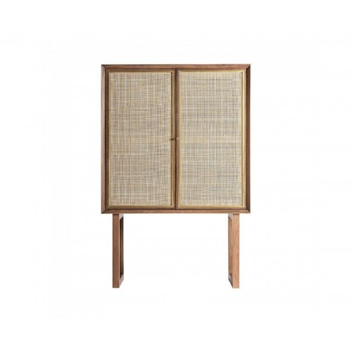 Armario Gondorf Madera De Mango 100x45x150 Estilo Nórdico - 1