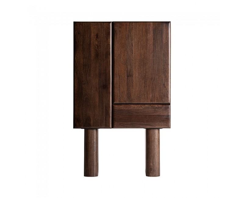 Armario Craigh Madera De Mango 100x45x160 Estilo Contemporáneo - 1