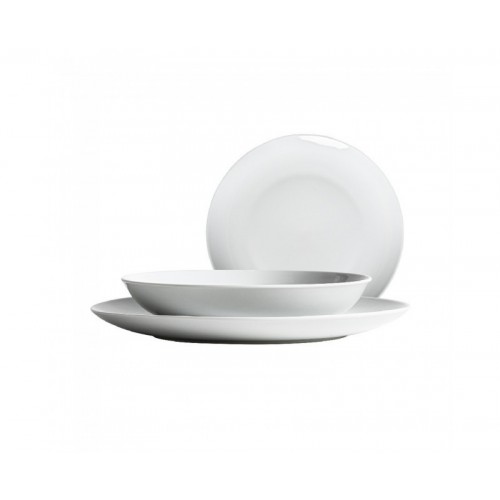 Vajilla Martina J 18 Porcelana 26x26x2 20x20x2 21x21x3 Estilo Art Deco - 1