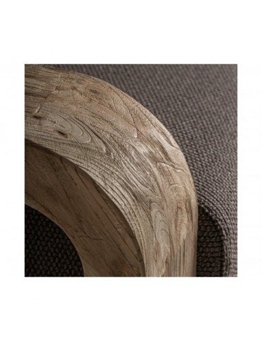 Sillón Corba Madera De Teka Reciclada 110x100x84 Estilo Colonial - 21