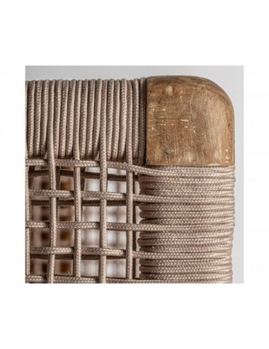 Chaise Longue Trena Madera De Teka Reciclada 96x180x70 Estilo Boho - 18