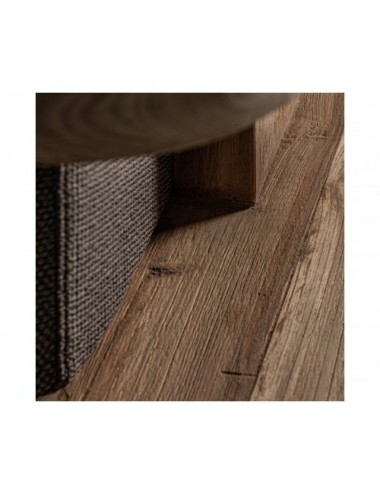 Sofá Corba Madera De Teka Reciclada 270x100x84 Estilo Colonial - 6